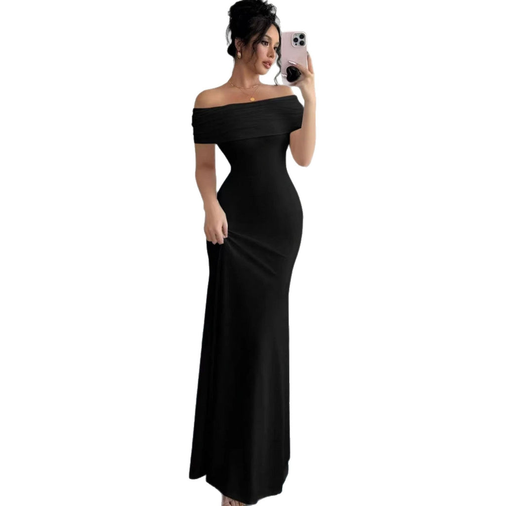 Spring and summer tight fashion elegant long evening dress dress strictly selected skirt