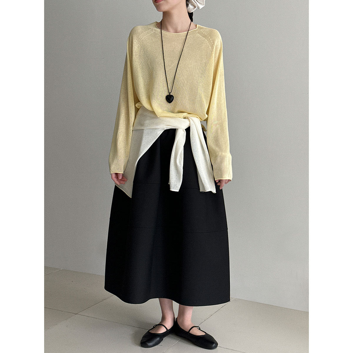 Commuting high-end bud skirt for women, elastic waist covering hips and thin A-shaped skirt in early spring