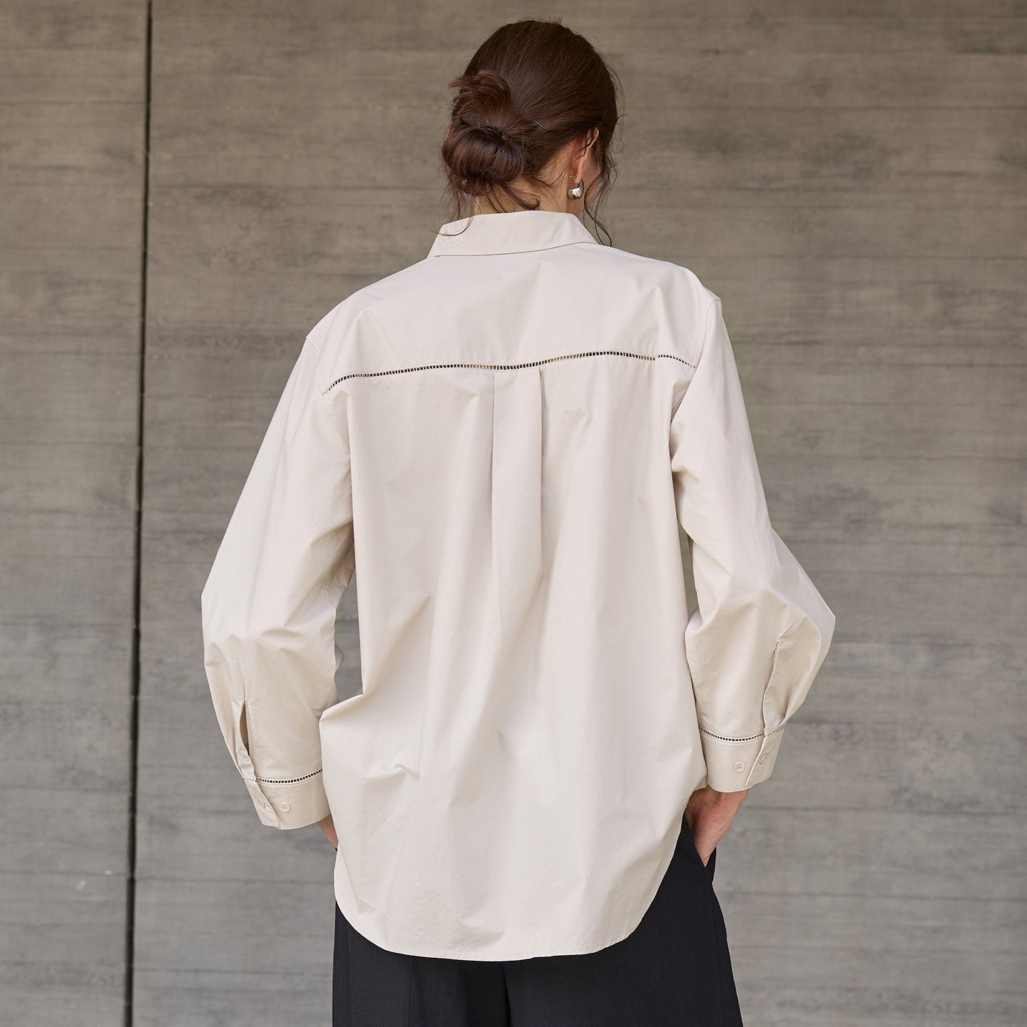 Cotton Button-Up Shirt