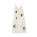 early spring French three-dimensional Mori hollow suspender skirt vacation dress