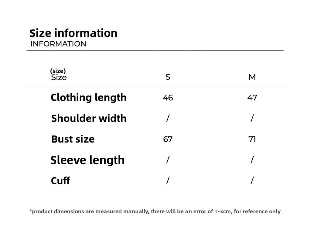 Dopamine U-neck knitted sweater neck vest slim fit slim backless top