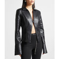 Autumn and winter lapels, suits, small jackets, hot girl cardigans, leather jackets, motorcycle style short styles