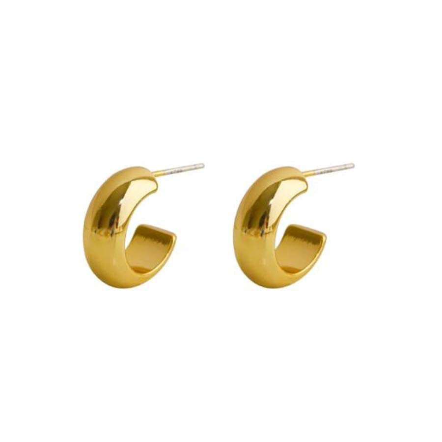 Premium sense metal mosquito coil disc loop earrings French ear clips can be worn without ear piercings, earrings are simple, fashionable and versatile