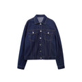 Single-breasted temperament denim jacket