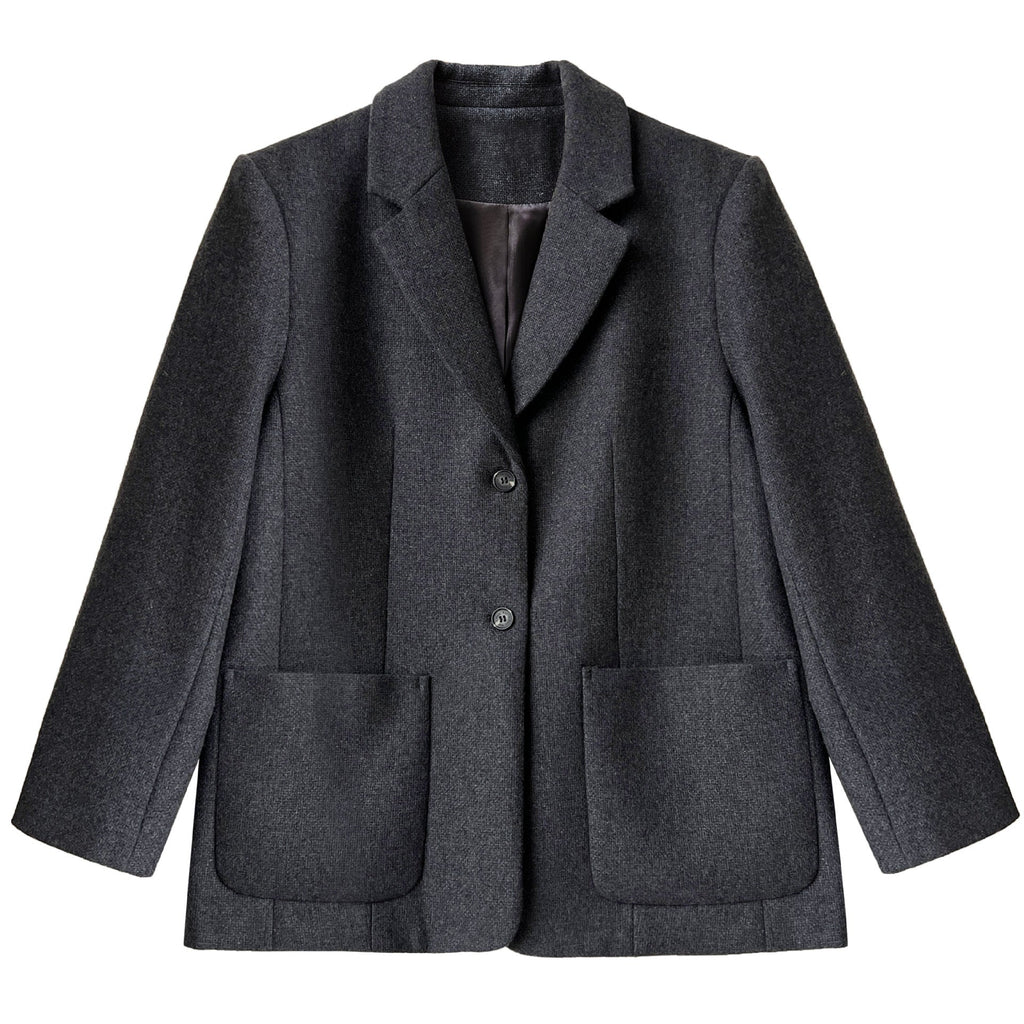 Korean version autumn and winter 50% wool blazer