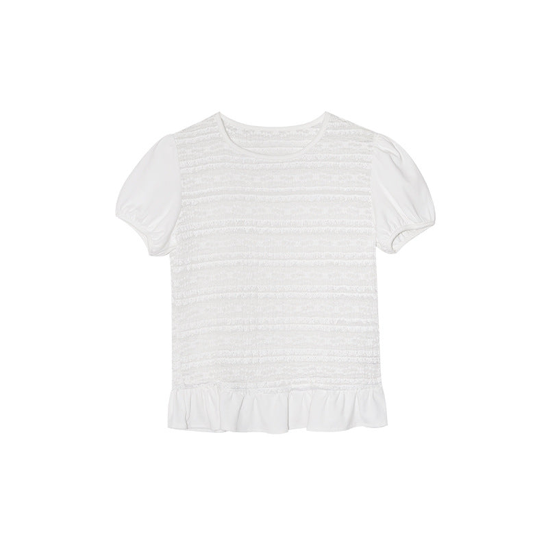 Stylish niche thin versatile texture bottoming shirt