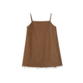 Vintage Trend Sleeveless Tassel Suspender Small Vest