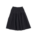 Spring new casual riverside sun solid color split relaxed medium and long skirt