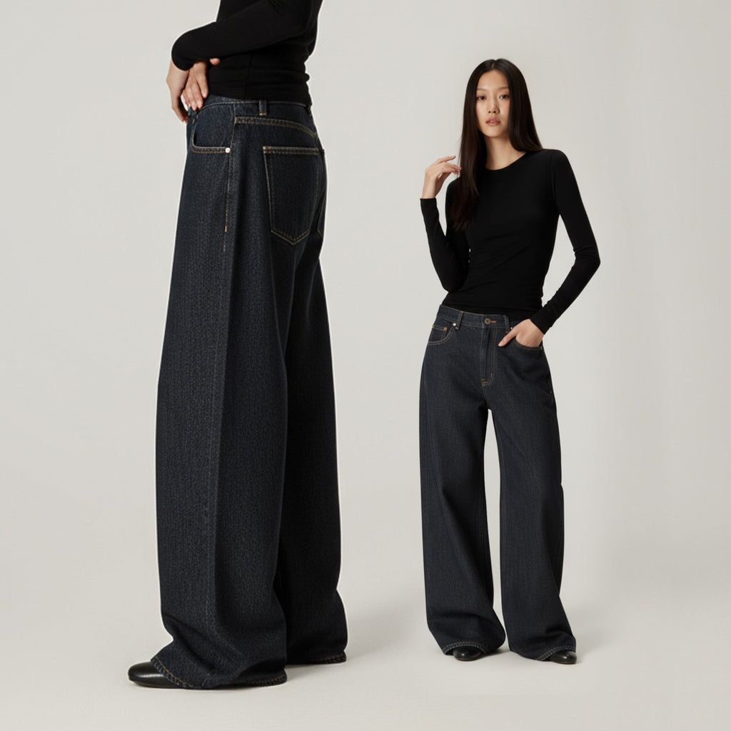 American Classic High Waist Wide Leg Jeans