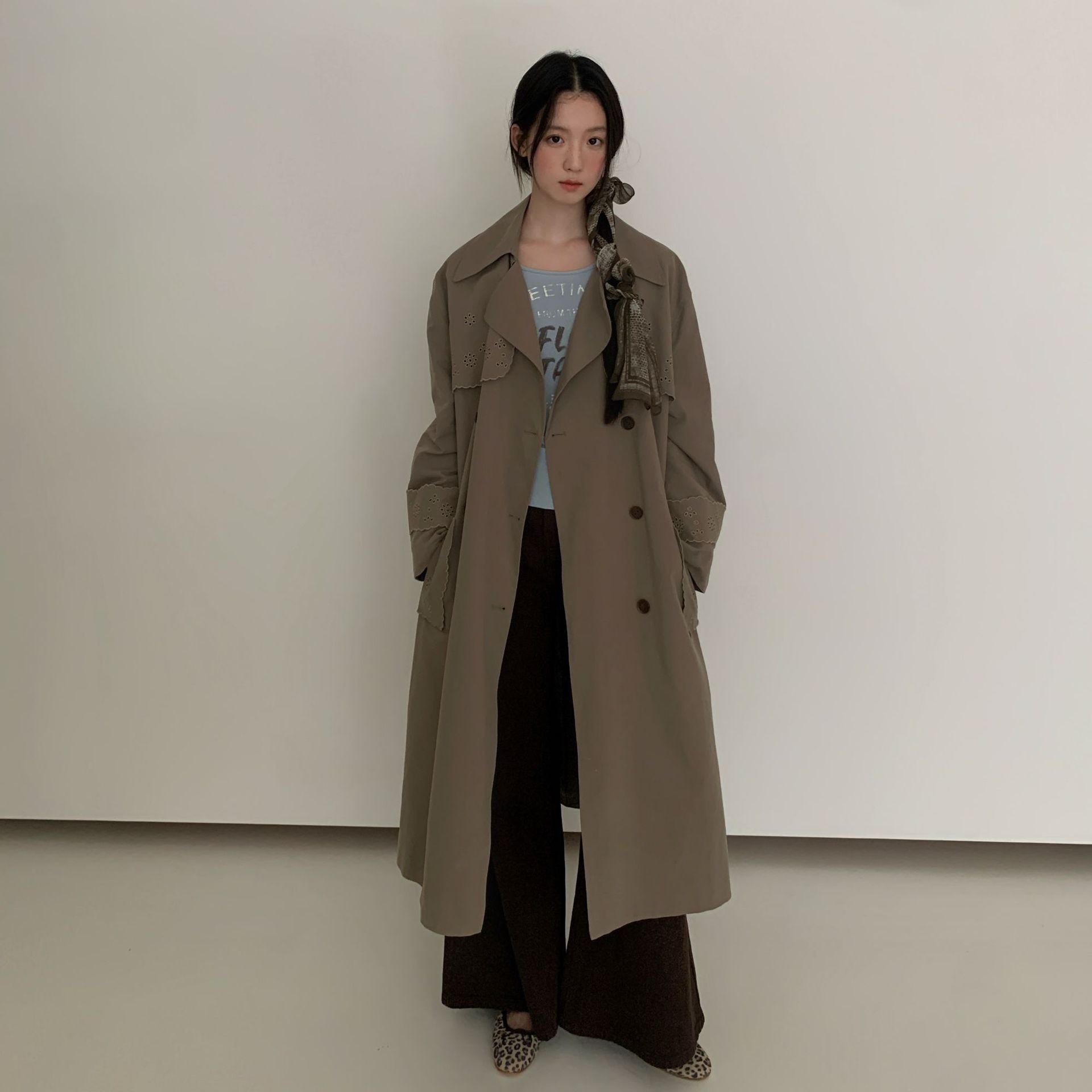 Temperament Commuter Gentle British Windbreaker Jacket