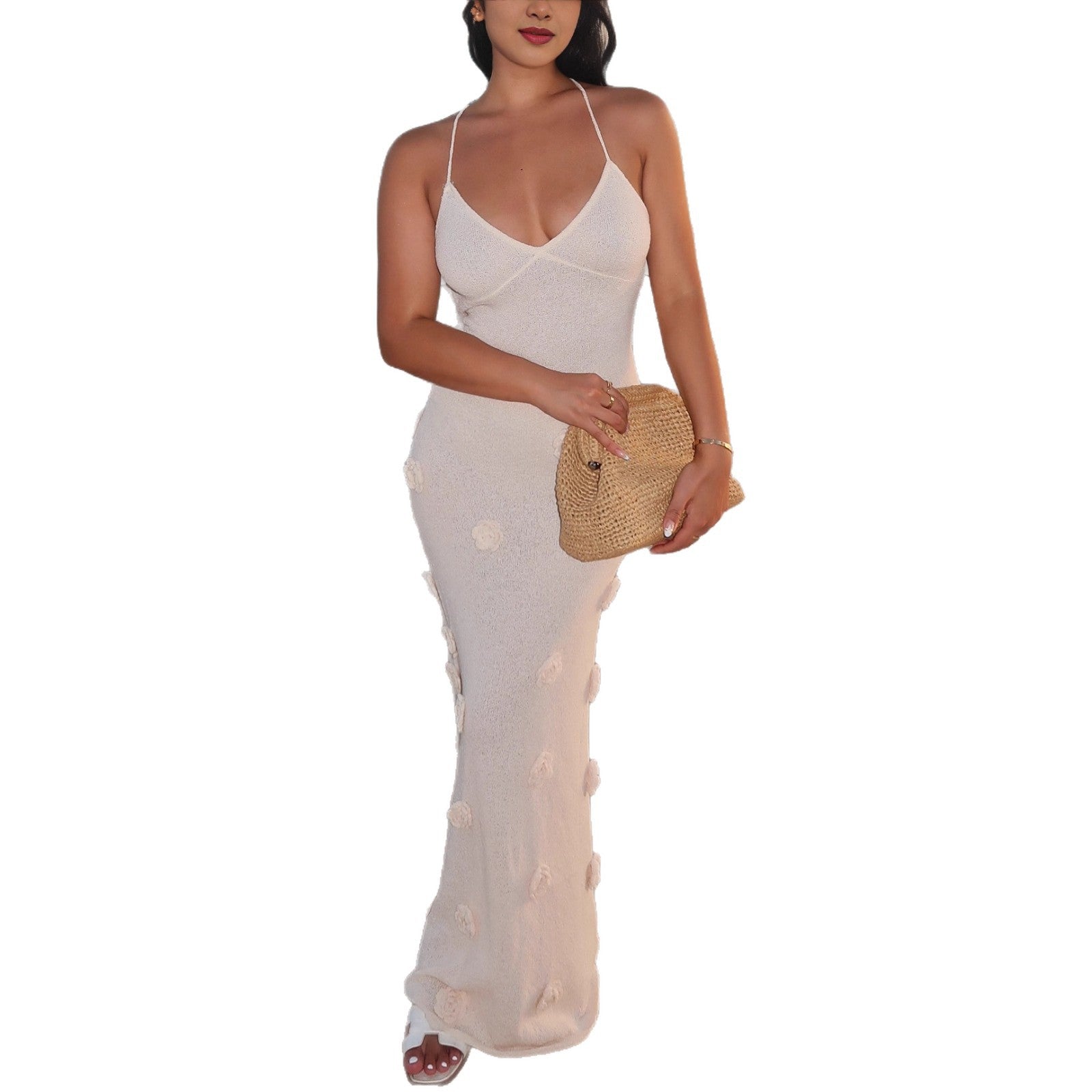 Halter slim dress