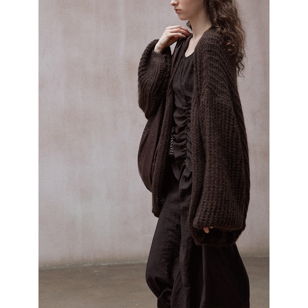 Tencel soft pleated one-word shoulder thin collarbone light luxury temperament tube top dress