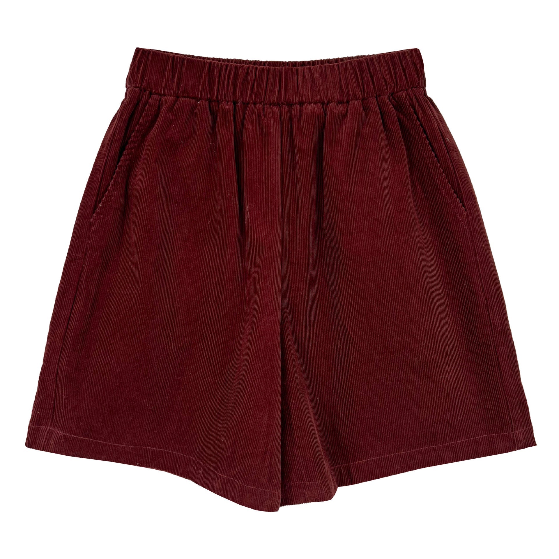 Retro Corduroy Wide Leg Casual Shorts Women's Autumn New Korean Elastic High Waist Skinny Pants