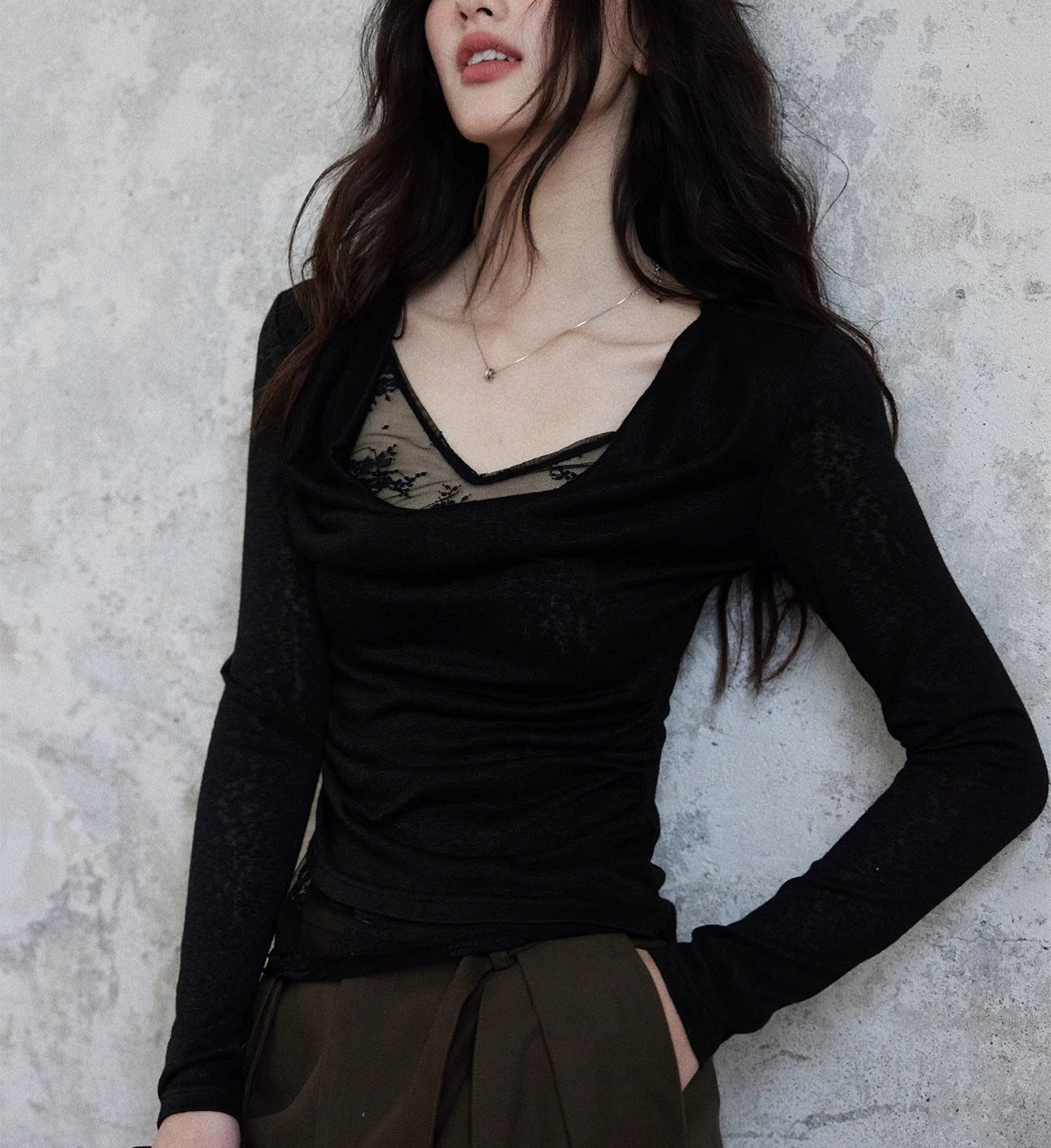 Lace Knit Sweater