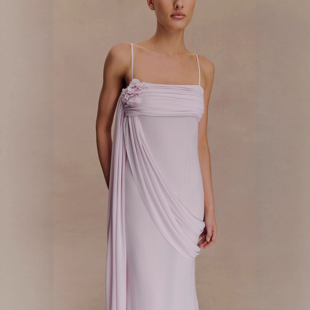 Fashion French streamer gauze suspender dress sexy dress