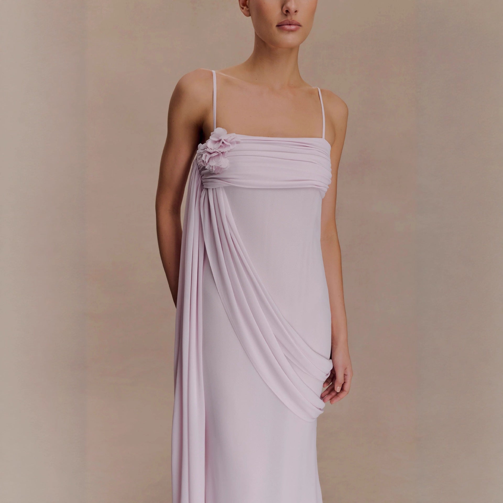 Fashion French streamer gauze suspender dress sexy dress