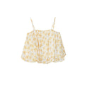 Small fresh and sweet, age-reducing loose slimming floral bandeau suspender