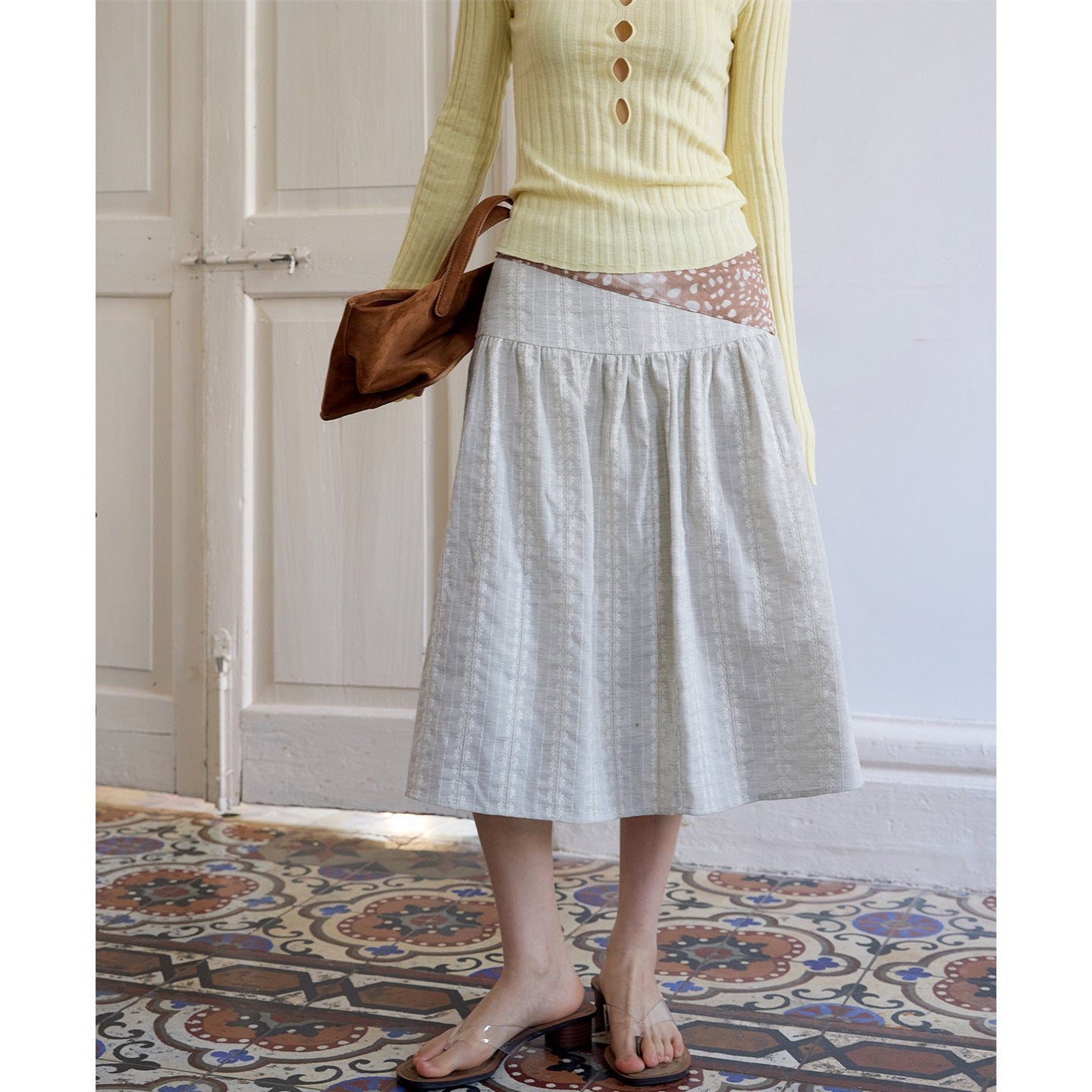 Vintage slim hip skirt