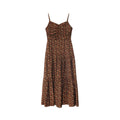 Resort style camisole dress women's pleated slim slimming floral skirt