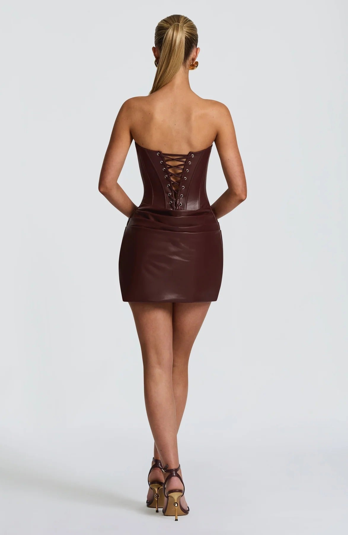 Stylish Sexy Slim Lace-Up Spice Girl Dress