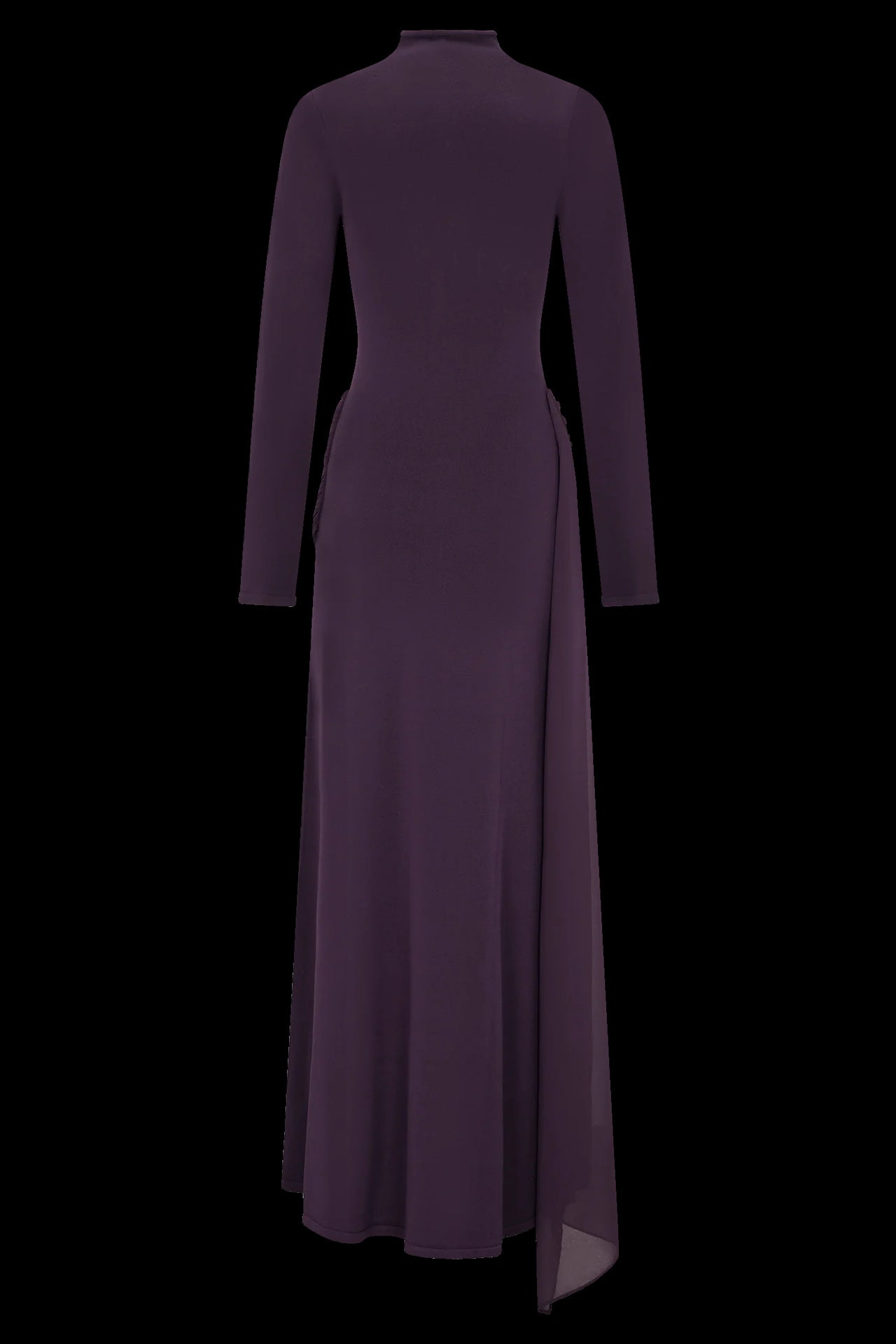 Fashion French Ribbon Long Sleeve Knitted Dress Celebrity Autumn and Winter Hip Dress