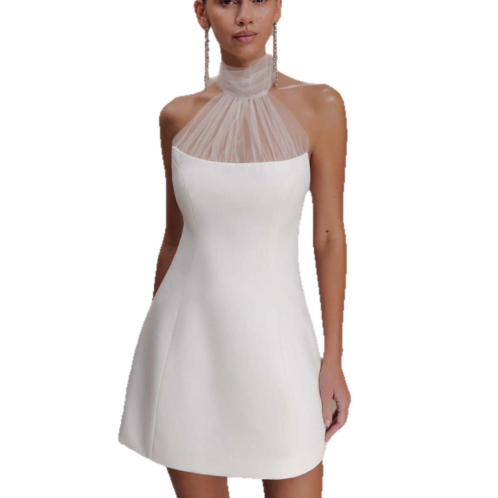 Sexy waist hanging short skirt slim resort style dress evening dress