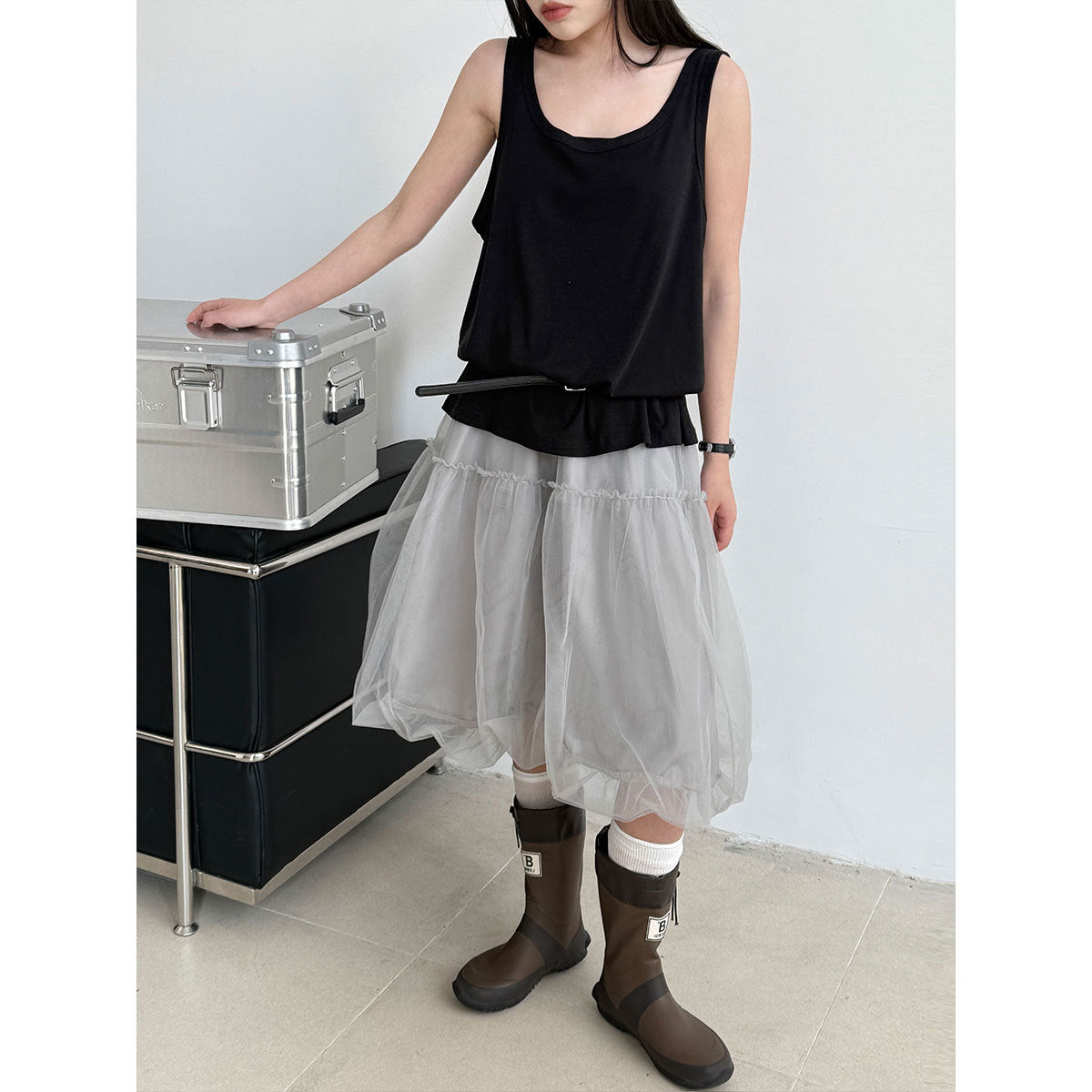 Suspender vest outer wear inner bottoming shirt women's summer new versatile sleeveless T-shirt vest top