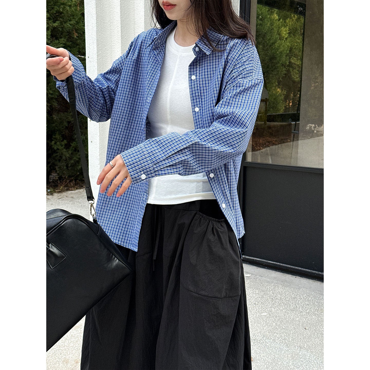 Korean high-end slim-fit bottoming shirt women's early spring new versatile and thin inner top