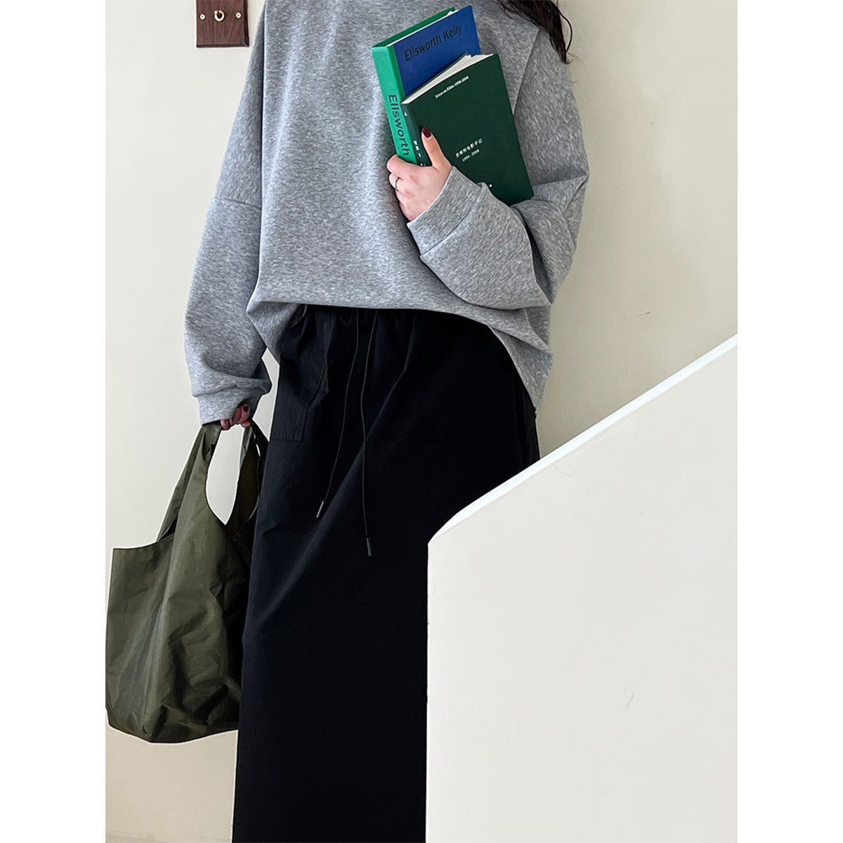Vintage drawstring tooling skirt
