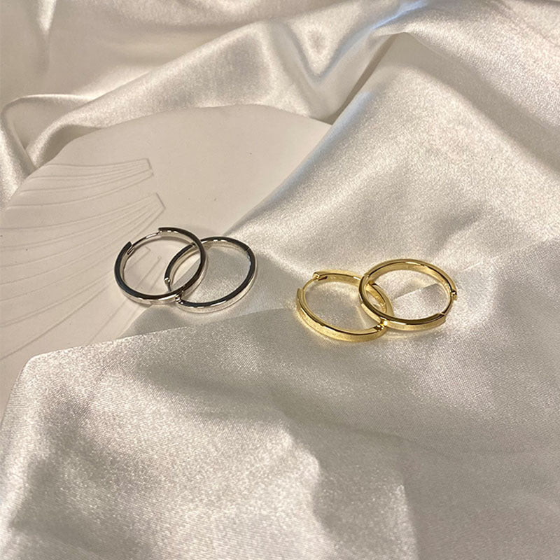 French Earrings Circle Niche Design Premium Sensory Ring Earrings Ear Buckle Earrings