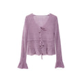 V-Neck Knit Sweater