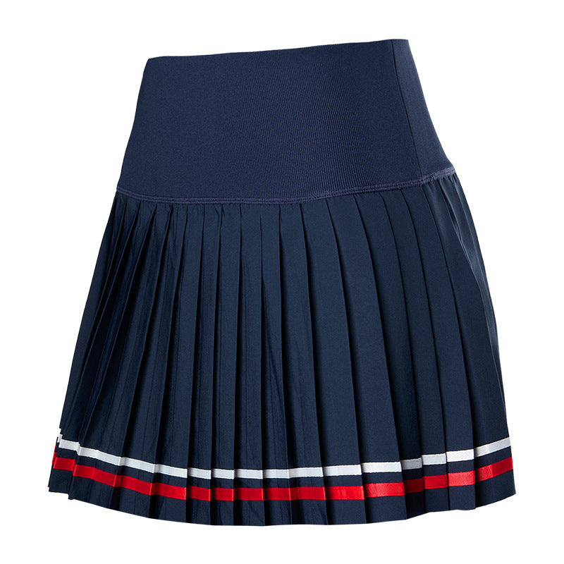 Women's Tennis Skirt Quick-Drying Sports Pleated Skirt with Shorts Fitness Yoga