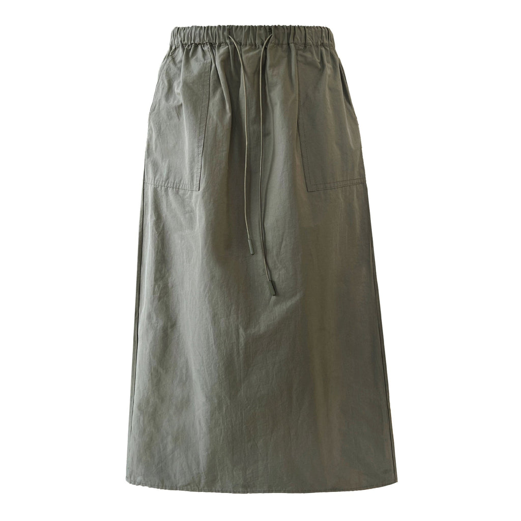 Vintage drawstring tooling skirt