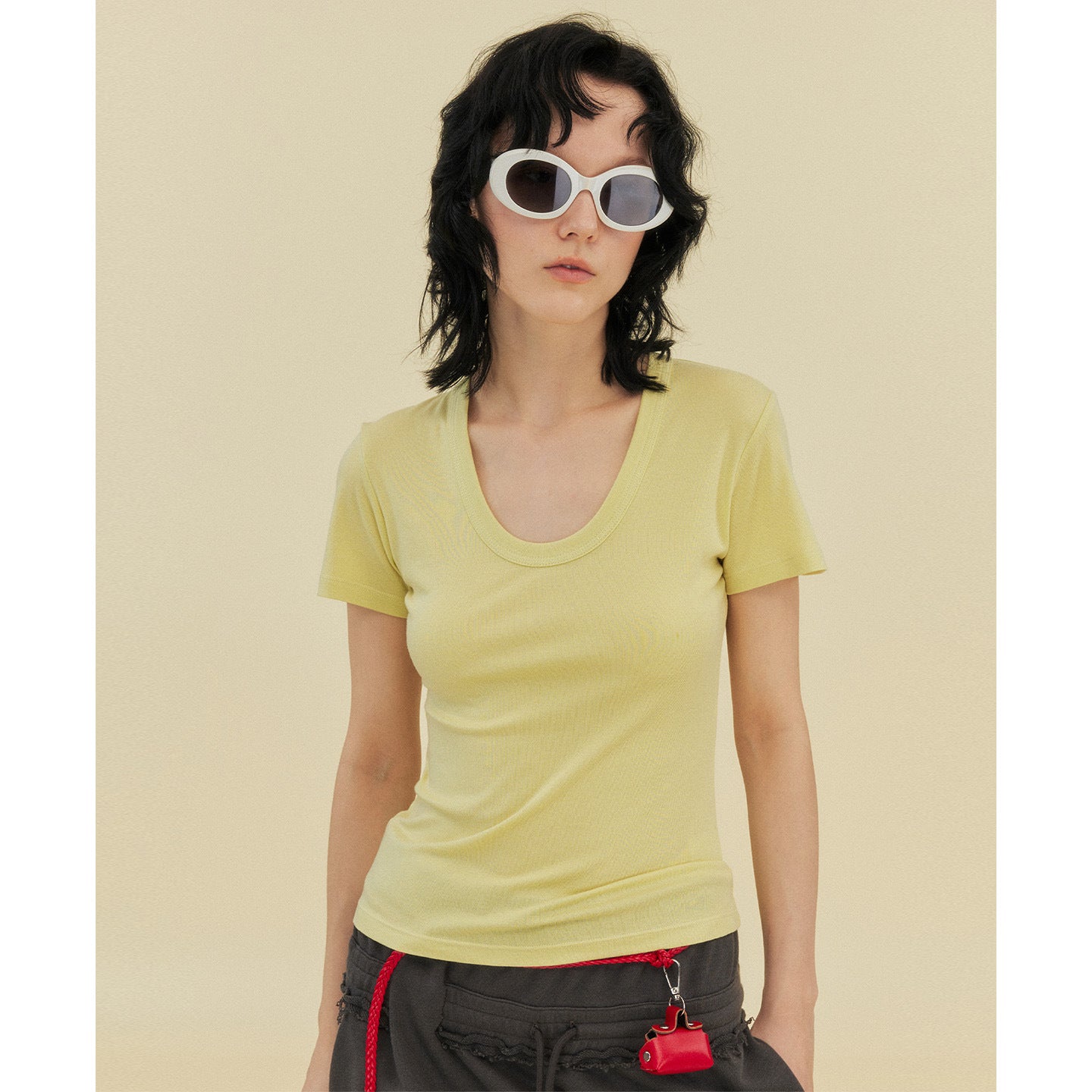 Women's Tencel Slim-Fit Short Sleeve T-Shirt | Lightweight Casual Top