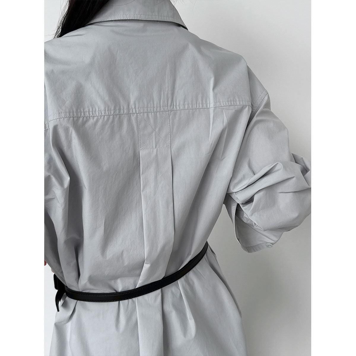 Korean Lazy Wind Shoulder Stacked Shirt Women's 26 Spring New Versatile Commuter Sunscreen Jacket