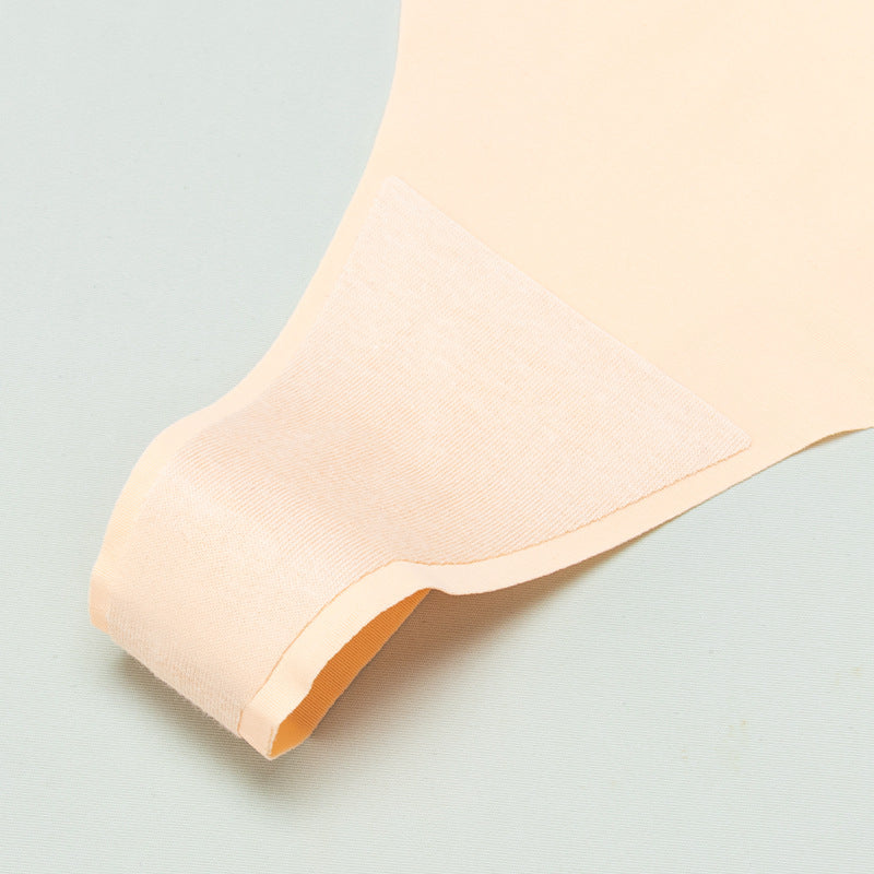 Sexy thin low-rise underwear women's pure cotton crotch bacteriostatic non-marking ice silk sports waist yoga briefs