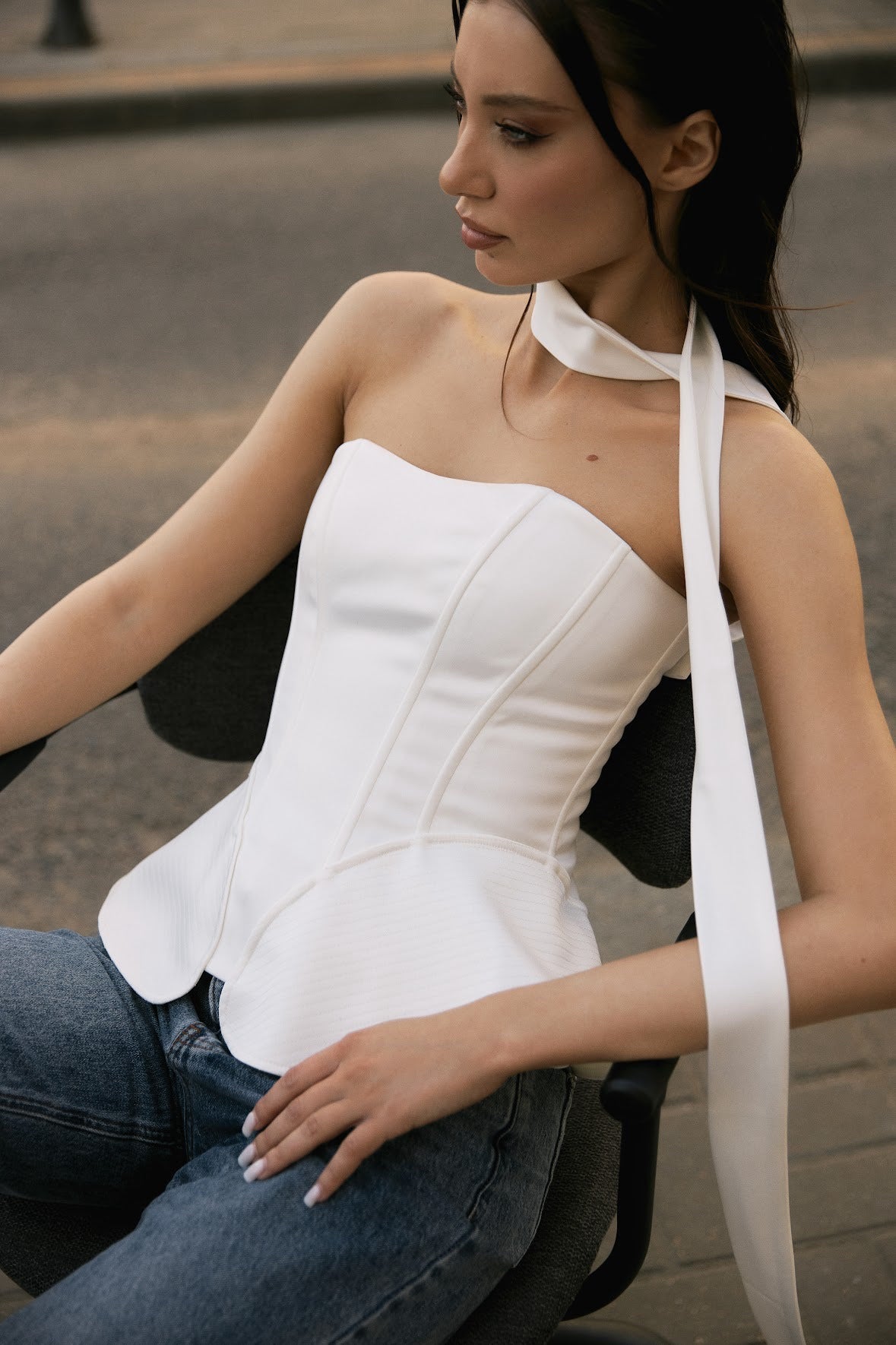 Women's new INS style hottie top fashion tube top waist vest sexy fishbone bra women