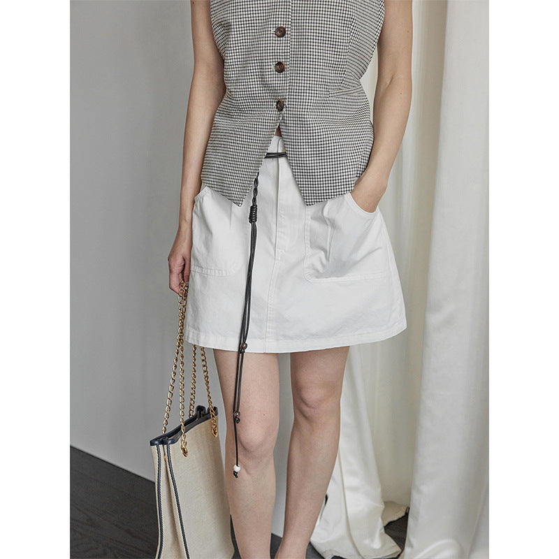 Washing water and grinding old anti-light tooling short skirt, free belt skirt