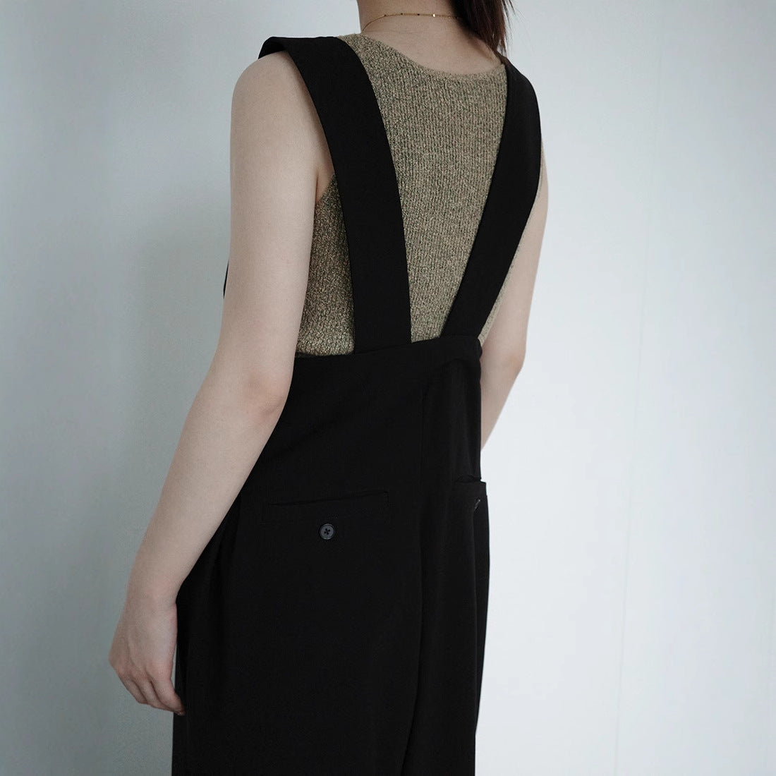 Spring and summer new street-feeling high-waisted wide-leg casual pants
