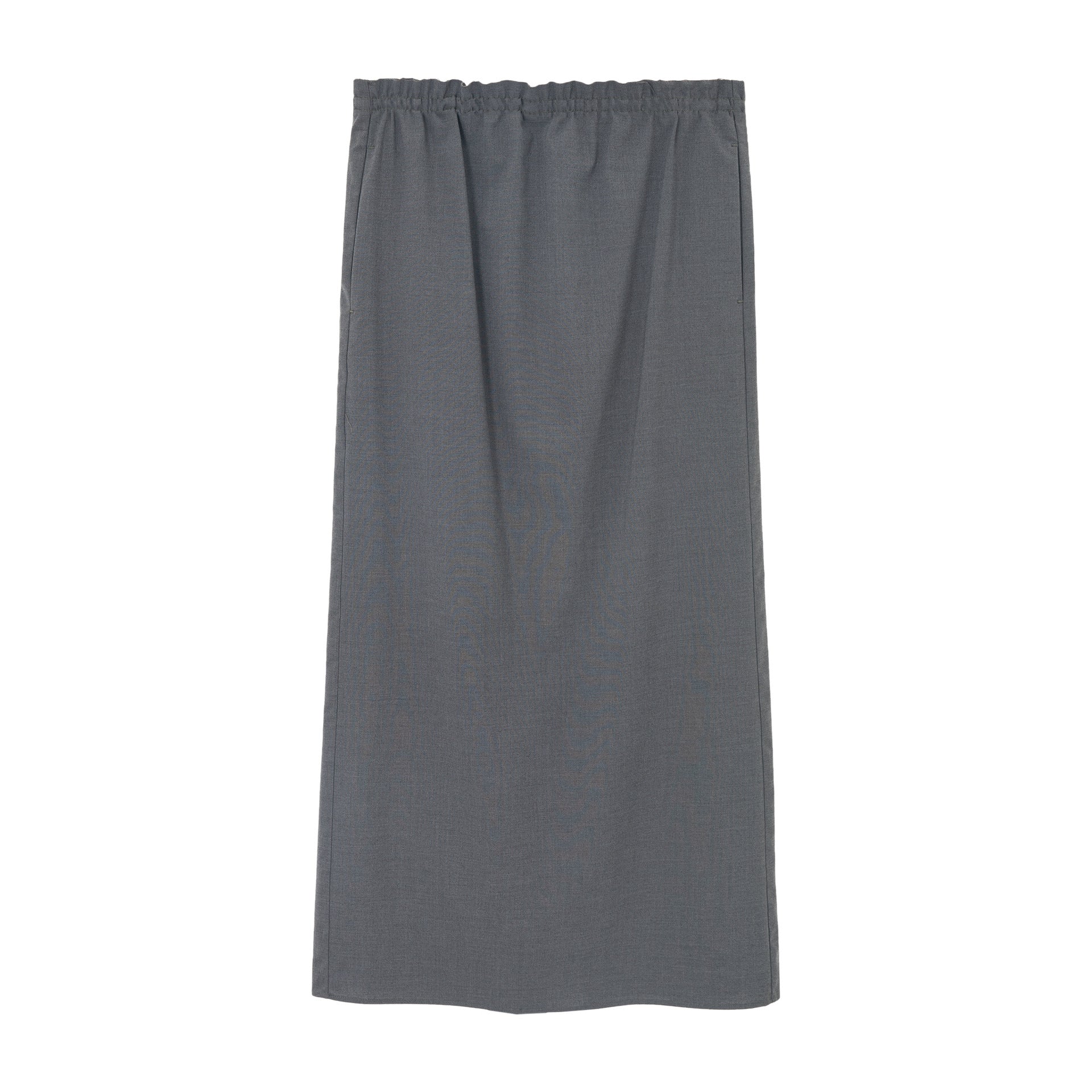 Autumn design wool bud waist drawstring texture back slit skirt