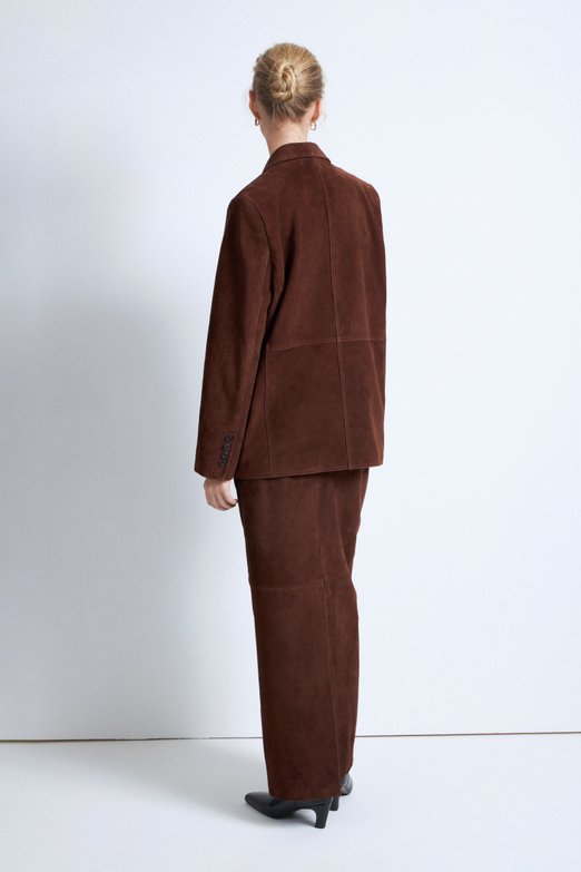 Slit skirt autumn-winter set