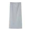 Autumn design wool bud waist drawstring texture back slit skirt