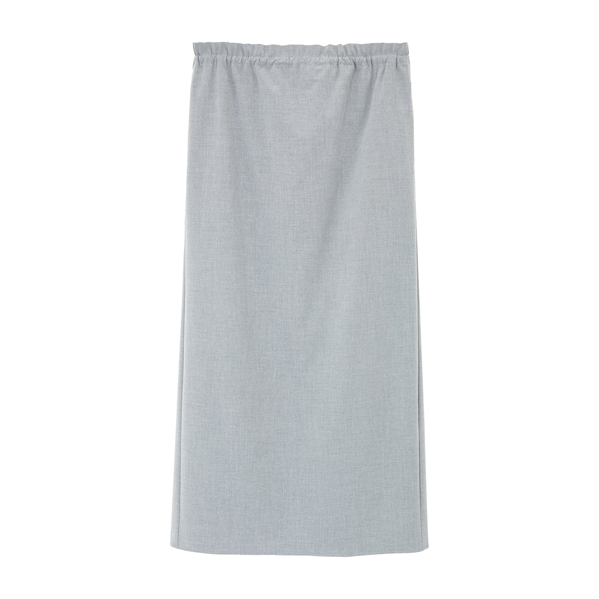 Autumn design wool bud waist drawstring texture back slit skirt