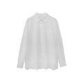 Lace Hollow Loose Design Chic Shirt