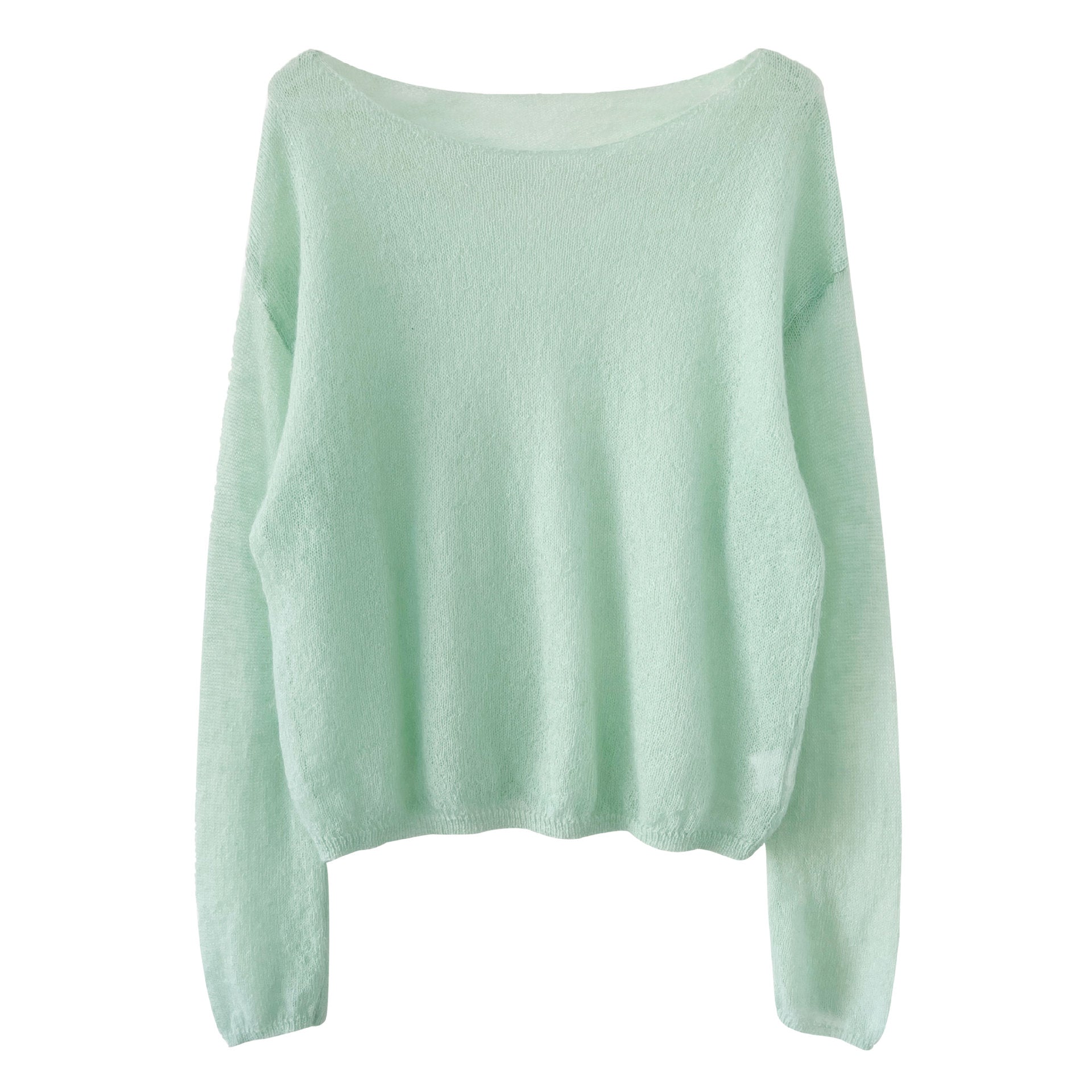 Gentle mohair lazy sweater women's 26 early spring new Korean soft waxy wool knitted sweater
