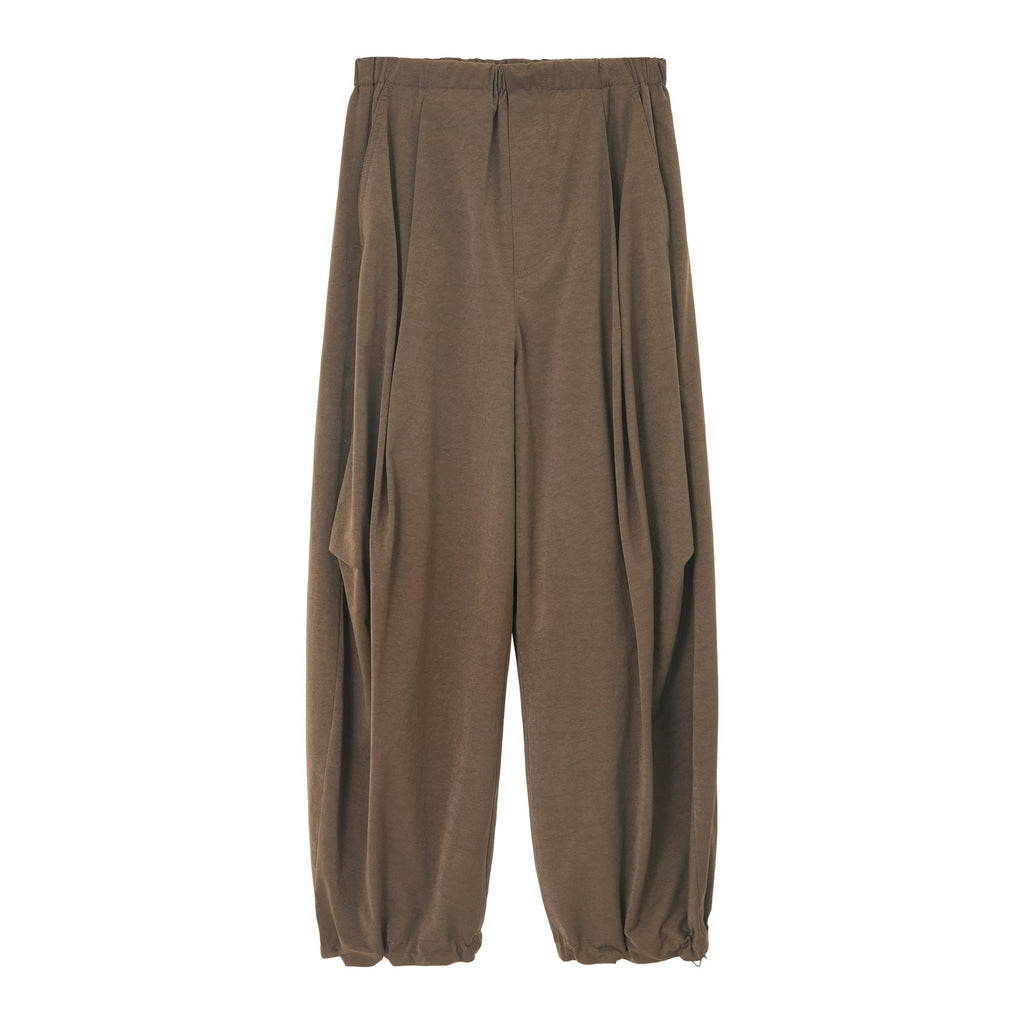 Winter new skin-friendly soft anti-fleece matte fleece-bottomed pleated casual pants