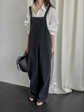 Wide Leg Adjustable Overalls