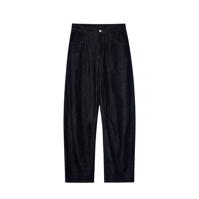 Loose Straight Retro High Waist Casual Wide Leg Jeans