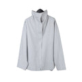 Tencel cotton stand-up collar trench coat