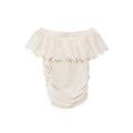 French Off-Shoulder Ruffle Top